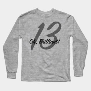 Thirteenth Doctor Oh Brilliant Long Sleeve T-Shirt